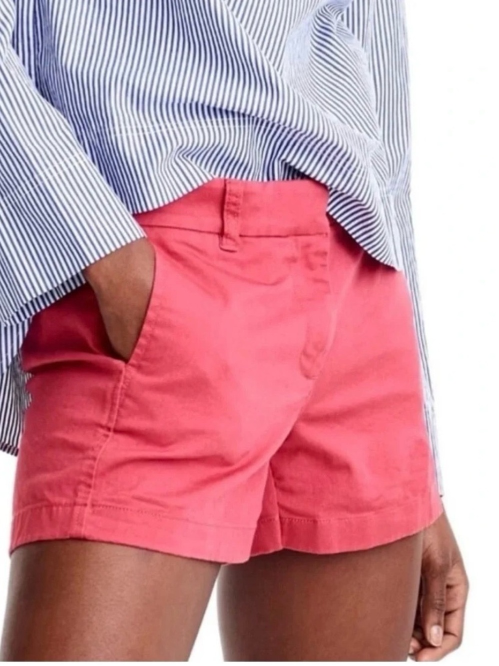 J. Crew 4" Chino Shorts Mid Rise Size 4